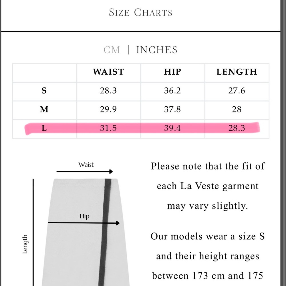 La Veste Green Pareo Terry Skirt - L - Picture 9 of 9